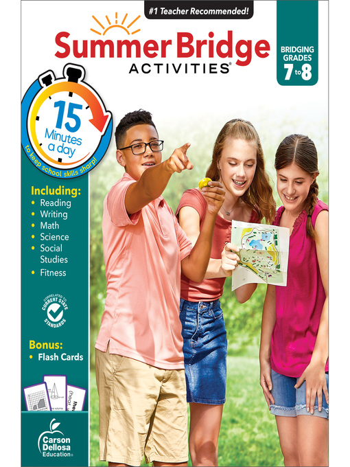 Title details for Summer Bridge Activities®, Grades 7 - 8 by Summer Bridge Activities - Wait list